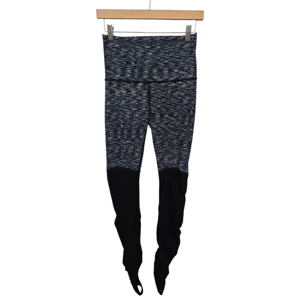 lululemon athletica Black and Gray Leggings